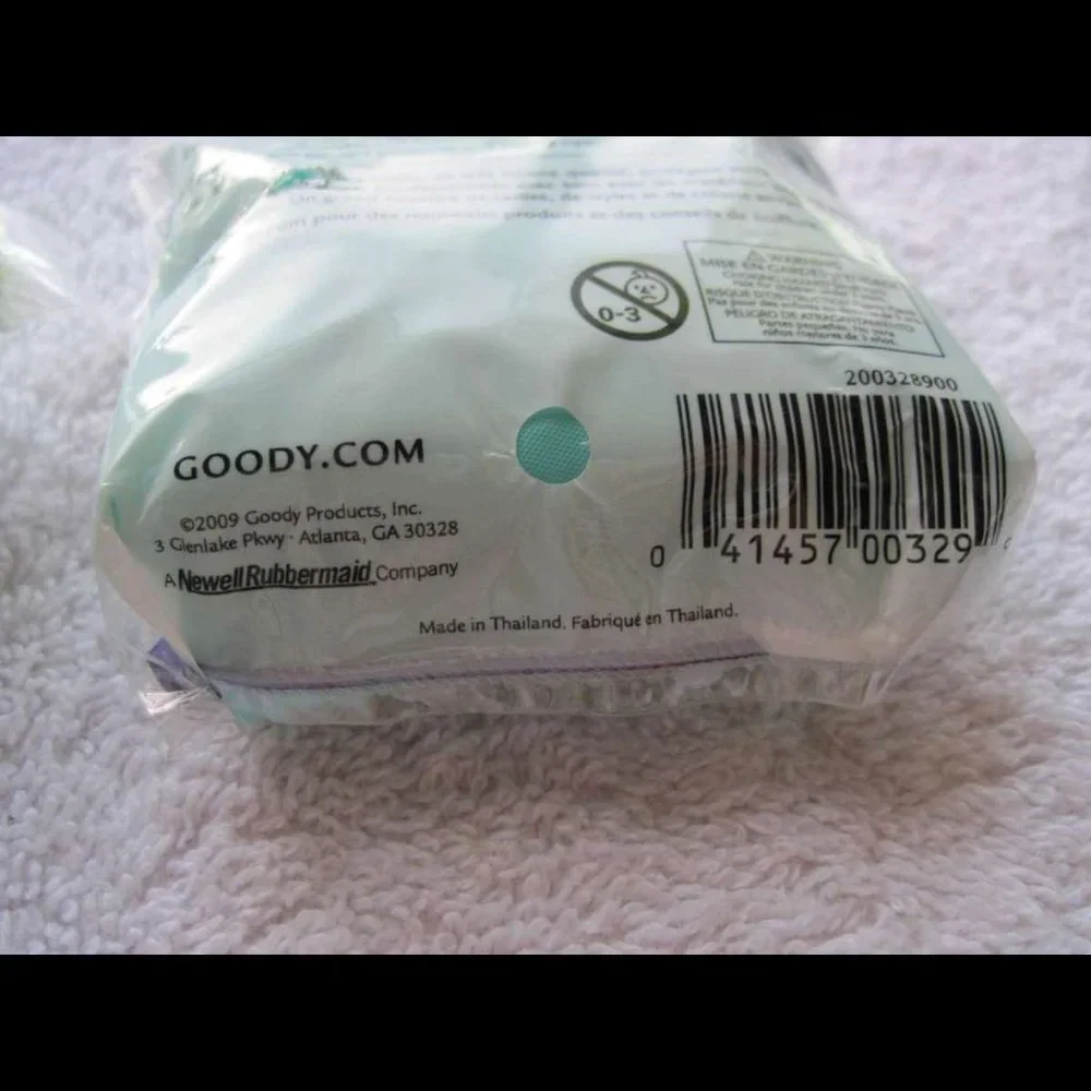 Goody Shower Cap Cover Head Protect Hair Style Plastic Bonnet 2009 Blue Green